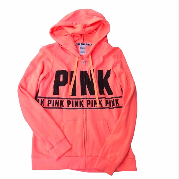 PINK Victoria's Secret Tops - PINK hoodie with drawstring and front pockets